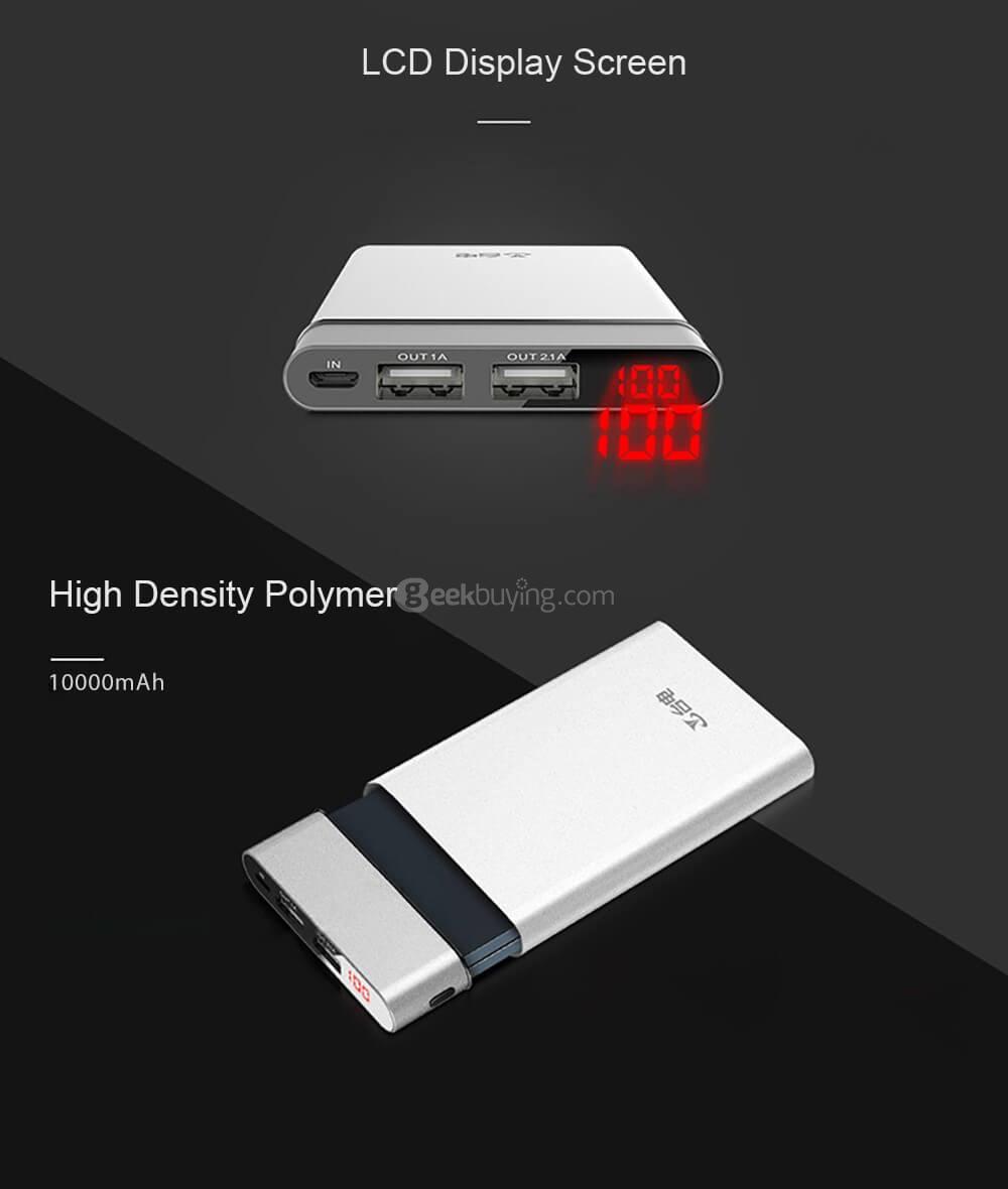 Teclast T100UCS 10000mAh Power Bank Silver