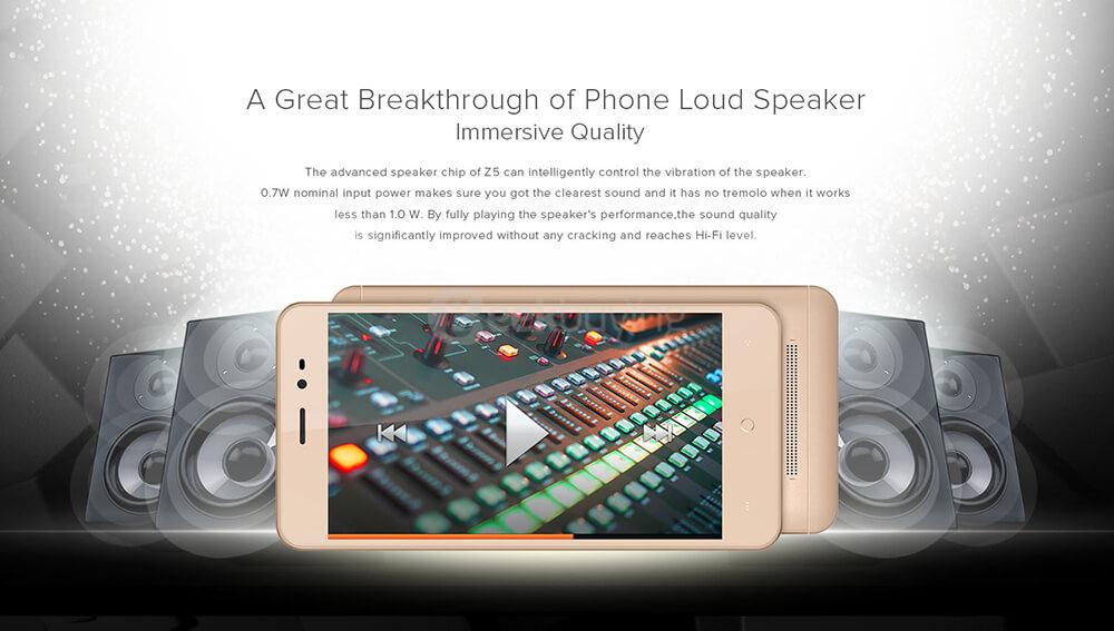 [HK Stock]LEAGOO Z5C 5.0 Inch 8GB ROM 5.0MP Cam SC7731C Quad Core 1.3GHz Android 6.0 Smartphone Smart Wake - Gold