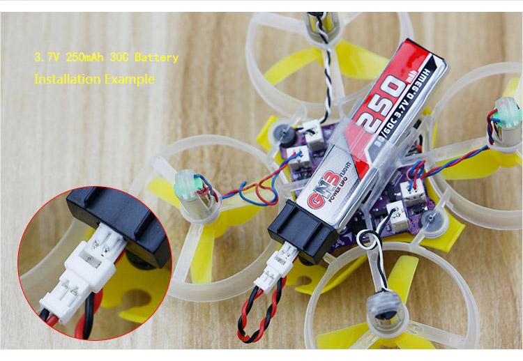 KINGKONG Tiny 6 65mm Micro FPV Racing Quadcopter With CMOS 800TVL Camera Based On Micro F3 Brush Flight Controller PNP - Advanced Combo Version