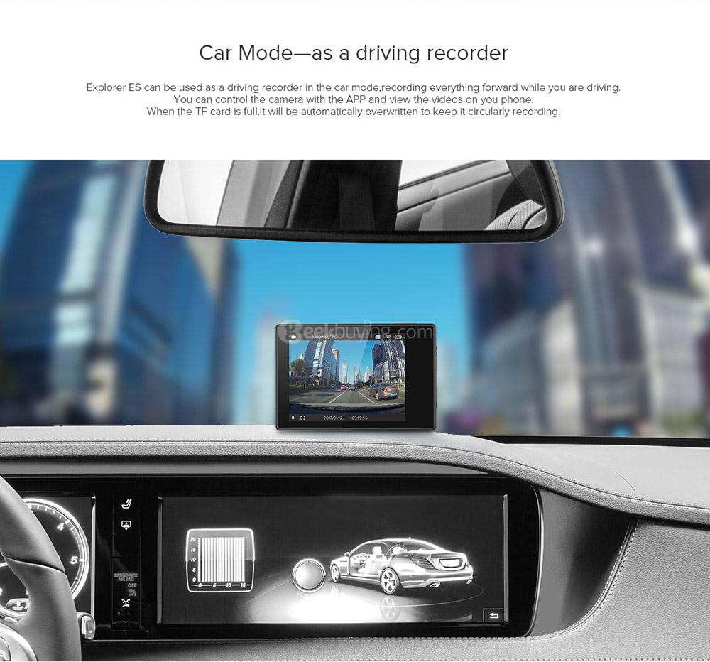 MGCOOL Explorer ES 3K Action Camera Allwinner V3 Chipset 170 Degree FOV Driving Recorder 30m Waterproof - Silver