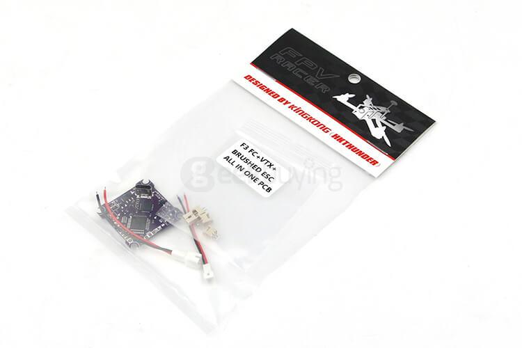 Kingkong Micro F3 Betaflight Brush Flight Controller with 25MW 16CH VTX Brushed ESC