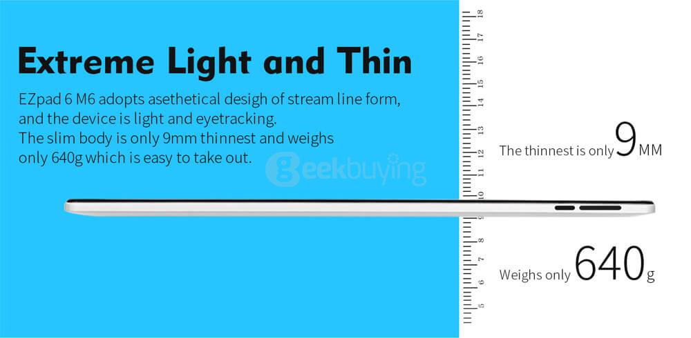 Jumper EZpad 6 M6 10.8 Inch Tablet Windows 10 2GB/32GB Intel Atom X5 Z8350 Quad Core 1.92GHz 1366*768 IPS Display WiFi Bluetooth