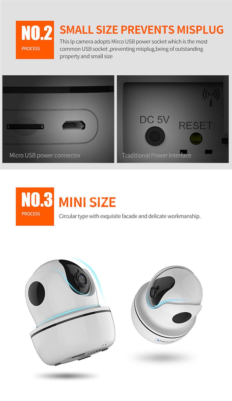 Vstarcam D26S 2.0MP HD WiFi Wireless Security IP Camera Remote Control Household Electronics Devices - White