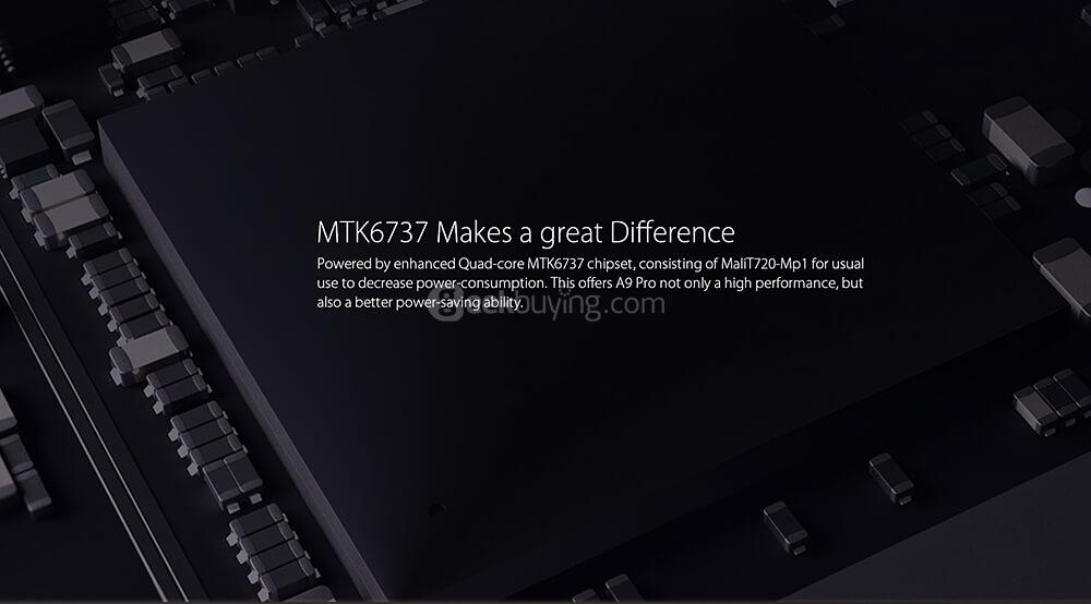 [HK Stock]Blackview A9 Pro 5.0 Inch HD Screen 2GB RAM 16GB ROM 8.0MP Cam MTK6737 Quad Core Android 7.0 4G Smartphone Fingerprint ID Dual Rear Camera - Black