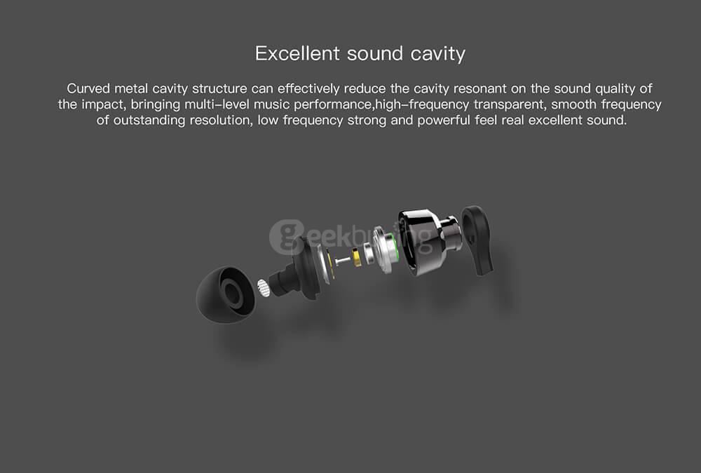 OVEVO S10 Wired In-ear Earphones - Black