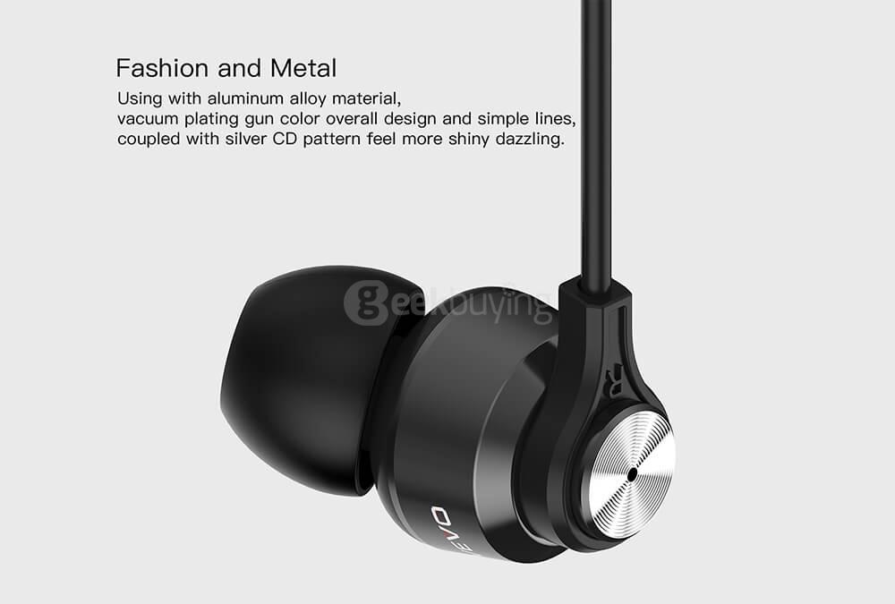 OVEVO S10 Wired In-ear Earphones - Black