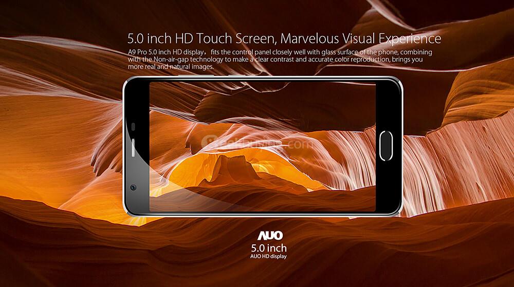 [HK Stock]Blackview A9 Pro 5.0 Inch HD Screen 2GB RAM 16GB ROM 8.0MP Cam MTK6737 Quad Core Android 7.0 4G Smartphone Fingerprint ID Dual Rear Camera - Blue