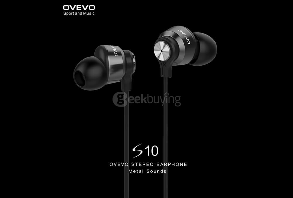 OVEVO S10 Wired In-ear Earphones - Black