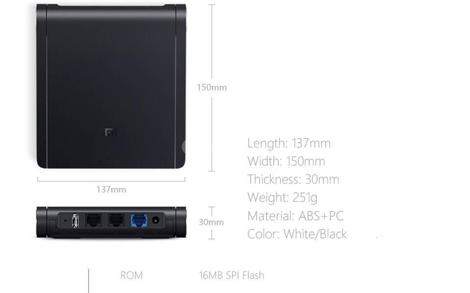 [English Version] Original Xiaomi Router Mini AC Intelligent WiFi Dual Band Max 1167Mbps - White