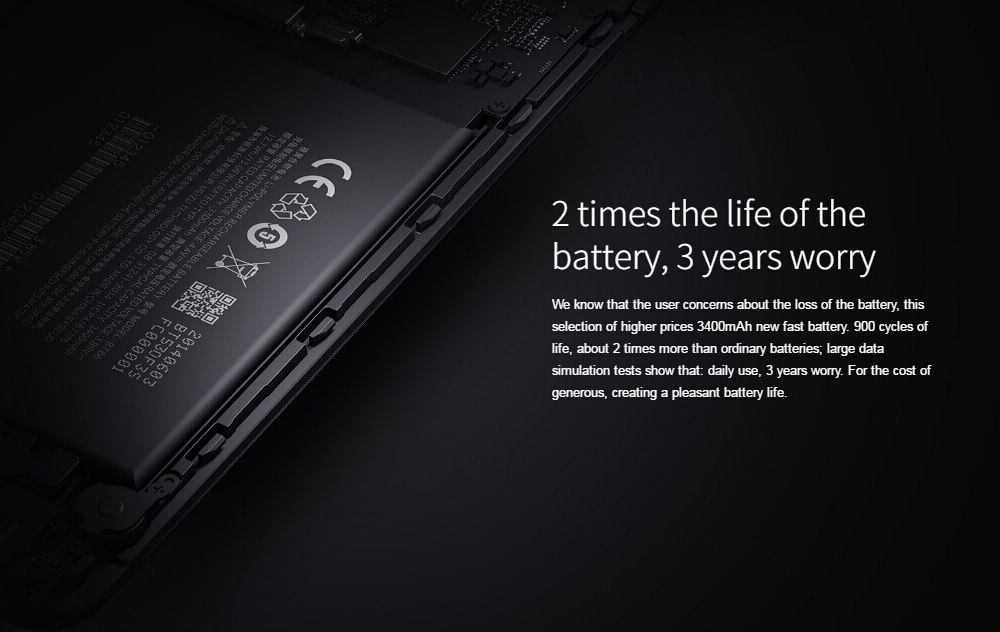 MEIZU PRO 6 Plus 5.7 Inch 2K Screen 4GB RAM 64GB ROM 5.0MP+12.0MP Cam Exynos 8890 Octa Core Flyme Smartphone Type-C VoLTE Touch ID - Moon Silver