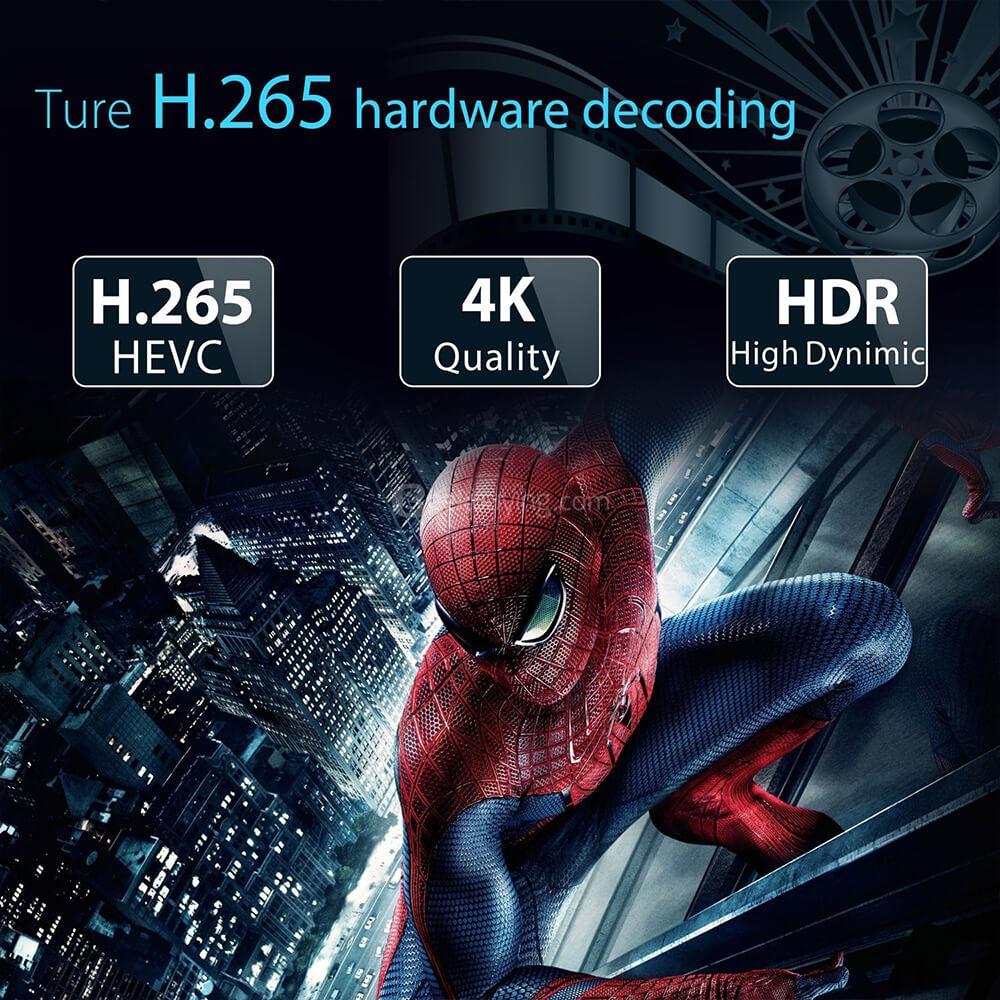 M92S PRO Android 7.1.1 4K HDR TV BOX Amlogic S912 2G/16G 802.11AC WIFI 1000M LAN Bluetooth HDMI CEC