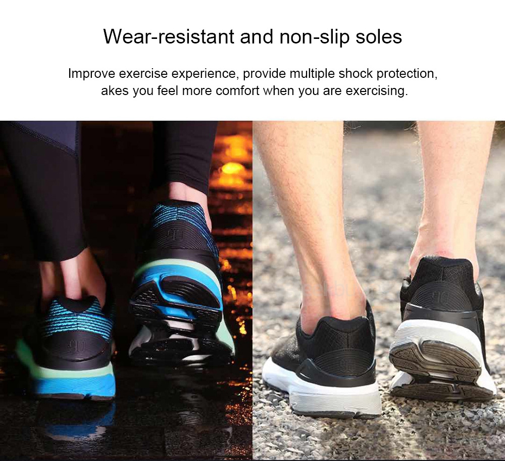 Xiaomi Mi 90 Minutes Ultra Smart Lightweight Running Shoes With Intel Curie Chip for Women - Pink /Size 37