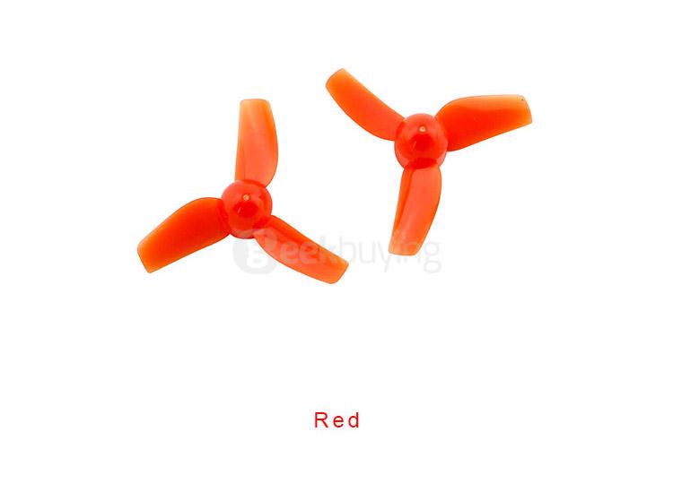 10 Pairs Kingkong 31mm 3-Blade Propeller For Tiny Whoop Eachine E010 JJRC H36 Blade Inductrix - Yellow