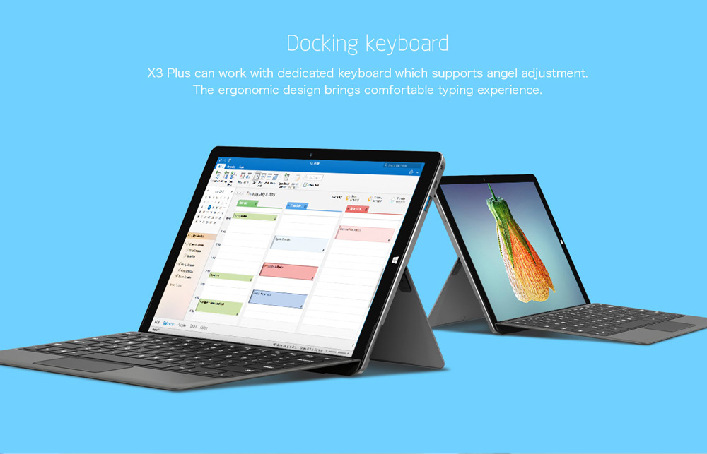 Teclast X3 Plus 11.6 Inches Tablet PC Licensed Windows 10 Intel Celeron N3450 6G/64G 2.0MP Front Camera 5.0MP Rear Camera WiFi Bluetooth with 1080P Capacitive Touch Display