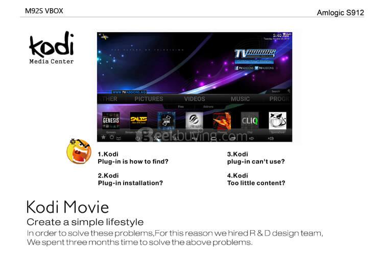 M92S VBOX Android 7.1.1 4K HDR TV BOX Amlogic S912 2G/16G 802.11AC WIFI 1000M LAN Bluetooth HDMI CEC