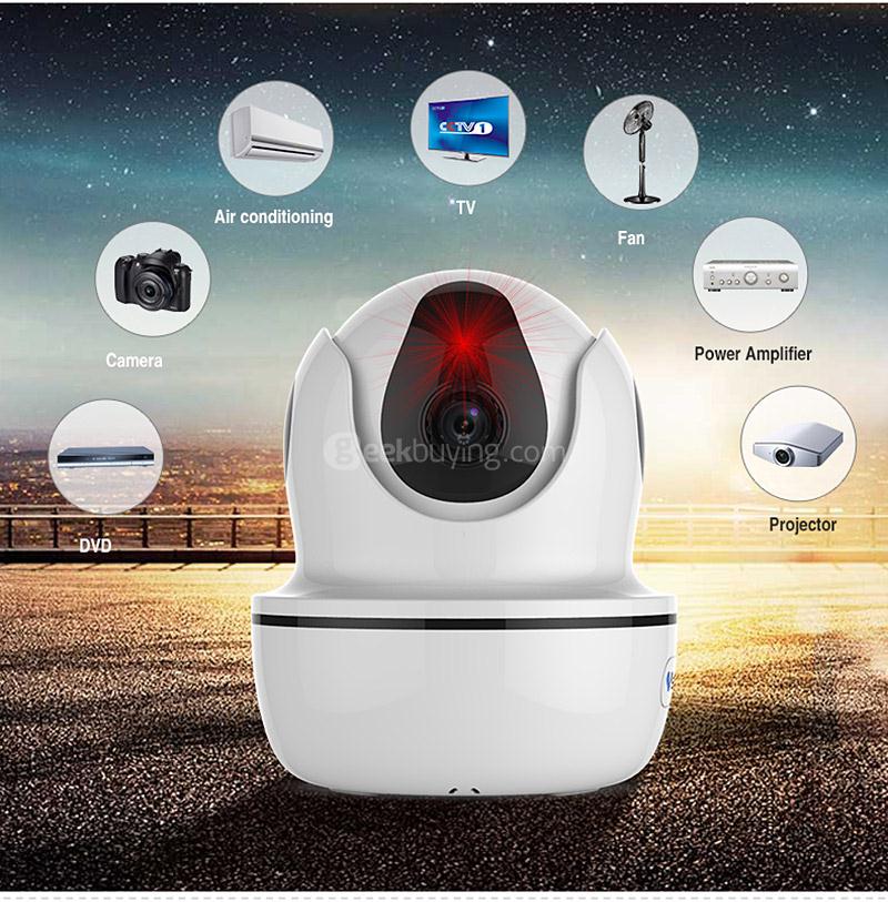 Vstarcam D26S 2.0MP HD WiFi Wireless Security IP Camera Remote Control Household Electronics Devices - White