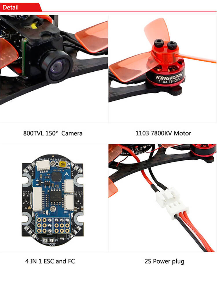 KINGKONG Brushless 90GT 90mm FPV Racing