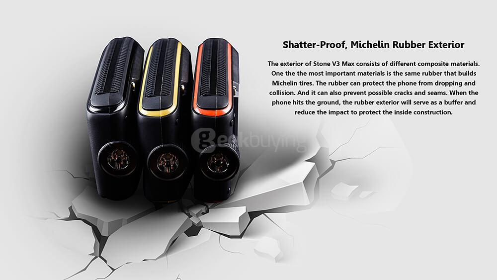 VKworld Stone V3 MAX IP68 Waterproof Phone 2.4 Inch Daily Dustproof ShatterProof 5300Mah Long Standby Speaker LED Lights  - Yellow