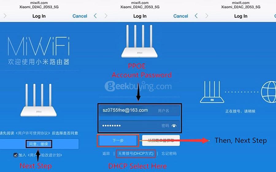 [English Version] Original Xiaomi Mi WiFi 3 Router EU Plug Smart 4 Antennas 1167Mbps Dual Band 128MB Flash ROM Support iOS Android APP - White