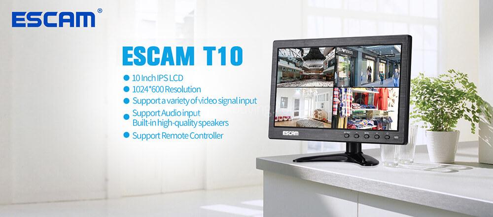 escam t10 10 inch tft lcd manufacturer