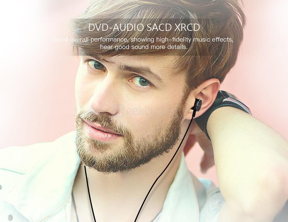 OVEVO S8 Wired In-ear Earphones - Black