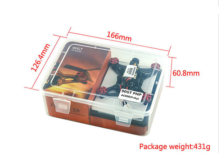 KINGKONG Brushless 90GT 90mm FPV Racing With w/Micro F3 Flight Controller 16CH 25MW VTX 800TVL Camera - PNP Version
