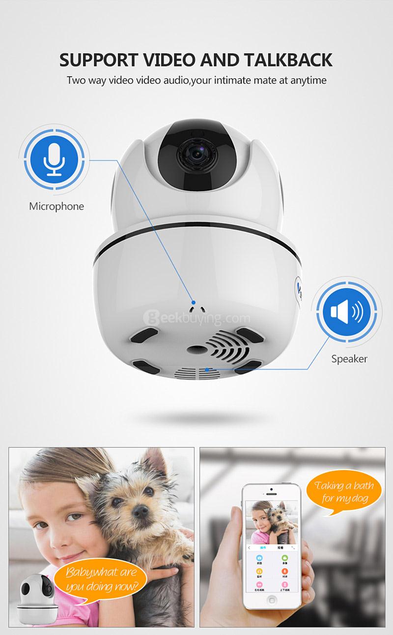Vstarcam D26S 2.0MP HD WiFi Wireless Security IP Camera Remote Control Household Electronics Devices - White