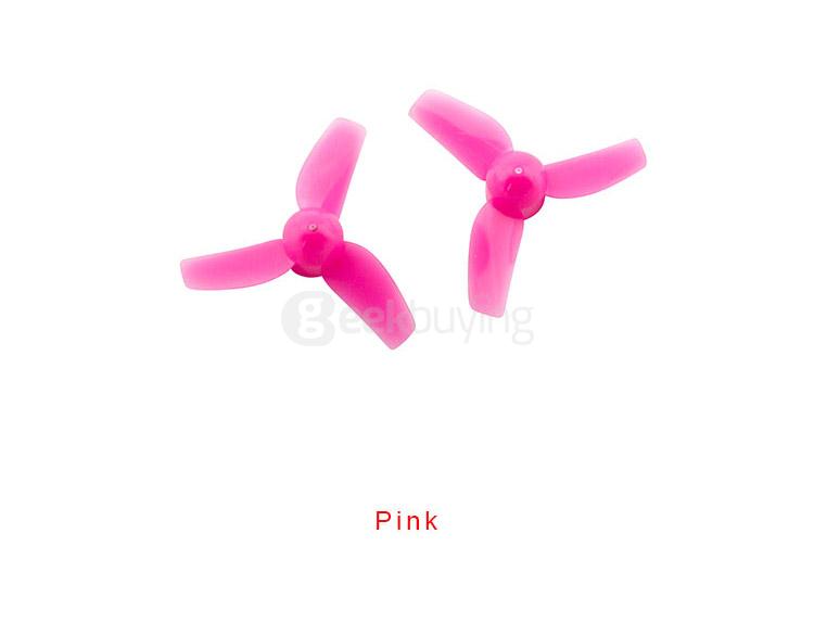 10 Pairs Kingkong 31mm 3-Blade Propeller For Tiny Whoop Eachine E010 JJRC H36 Blade Inductrix - Yellow