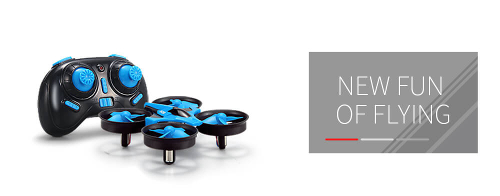 JJRC H36 MINI 2.4G 4CH 6Axis RC Quadcopter RTF Blue + Extra 3.7V 150mAh Battery