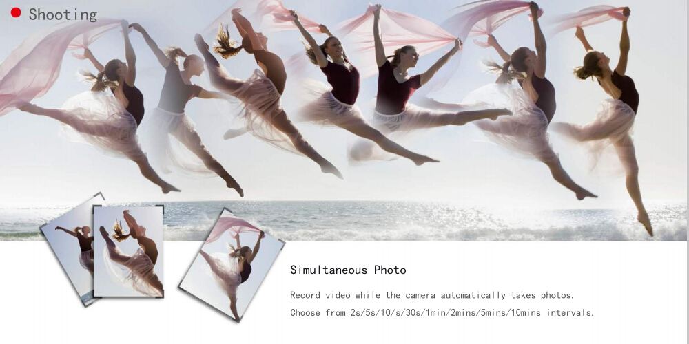 DRIFT GHOST 4K Action Camera Ambarella A9SE Sony IMX117 140 Wide Angle Dual Microphones WiFi 2000mAh Battery for Motorcycles - Black