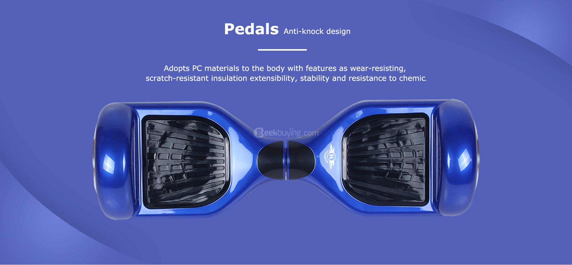 [DE Stock]Megawheels TW01 4400MAH Dual Wheels Self Balancing Electric Scooter Drifting Board - Blue