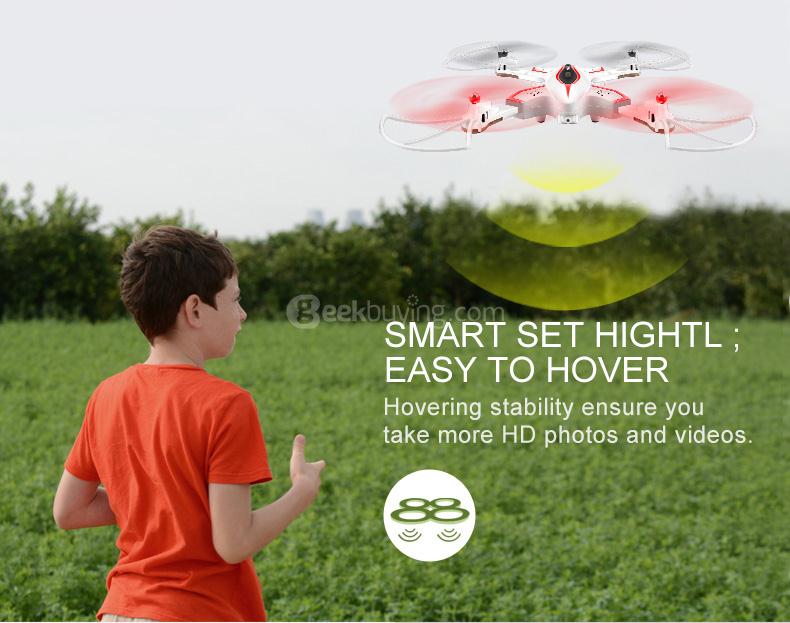 SYMA X56W WIFI FPV With Foldable Arm Pointing Flight Mode 4CH 6Axis Gyro RC Quadcopter RTF - White