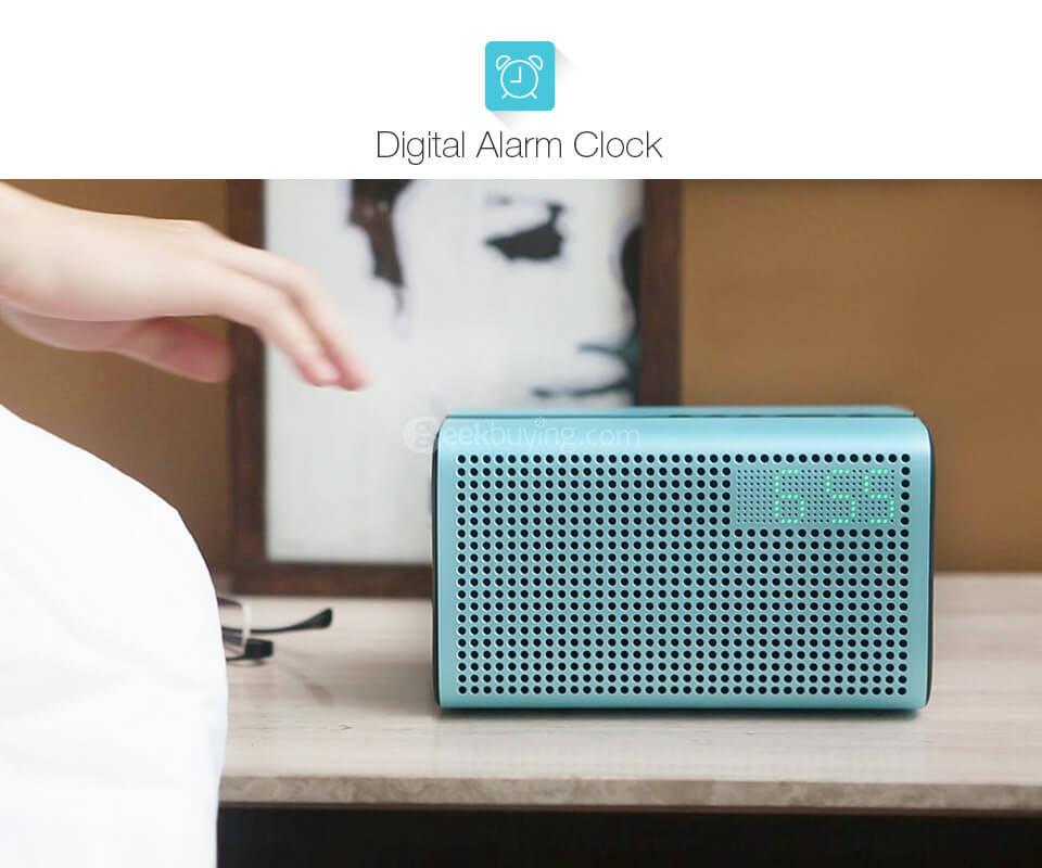 GGMM ES-201 E3 Portable WiFi Bluetooth Dual Wireless Connection Multifunctional Speaker - White