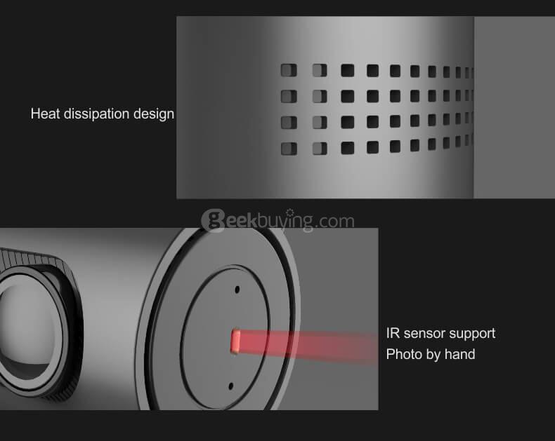 CARSUITE X6 1080P Car DVR Camera Hisilicon Chipset 156 Degree Wide Angle Car Recorder Dash Cam - Gray