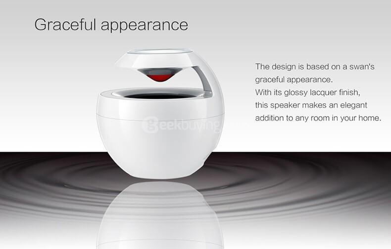Original Huawei AM08 Little Swan Wireless Bluetooth 4.0 CSR Speaker Touch Control 3D HD Surround Sound Effect - White
