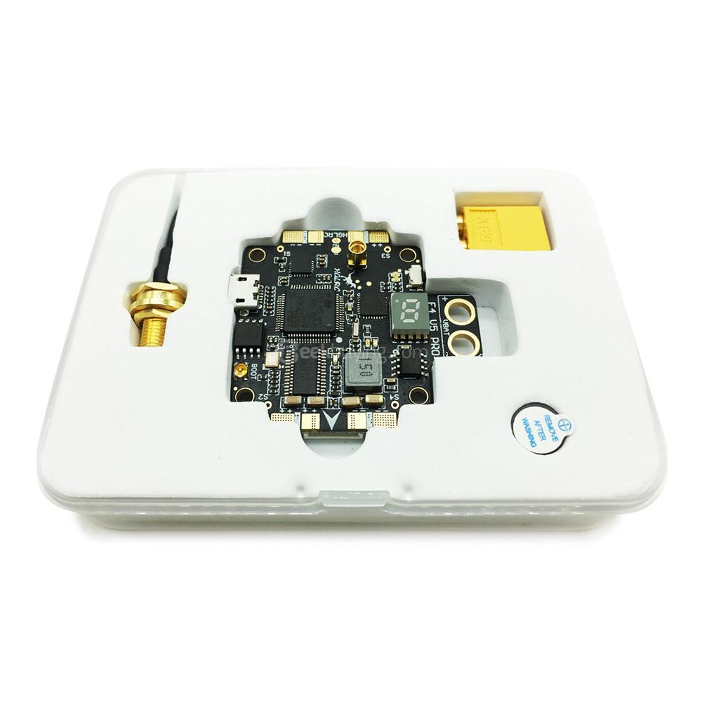 HGLRC F4 V5PRO Flight Controller AIO Board with 0/25/200/600mW Switchable Transmitter 5V BEC OSD PDB - RP-SMA Female Version