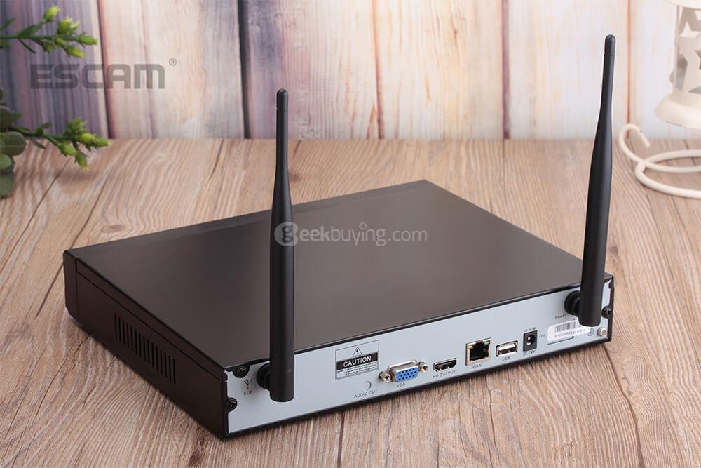 ESCAM WNK404 4CH WiFi IP Cameras and 1CH WiFi NVR 720P Wireless NVR Kit
