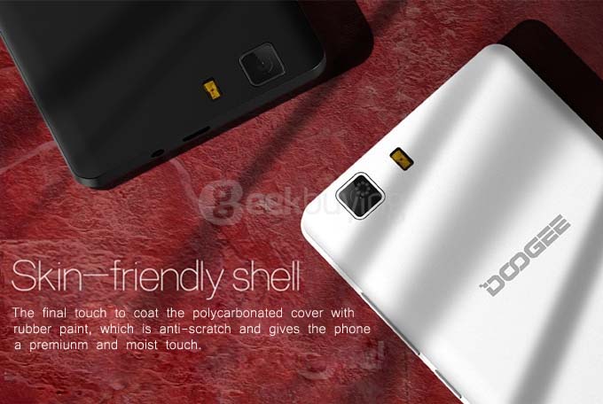 [HK Stock][Package B]DOOGEE X5 Pro 5.0inch Android 5.1 2GB RAM 16GB ROM Smartphone(Black) + Leather Case(Black) + Tempered Glass Screen Protector