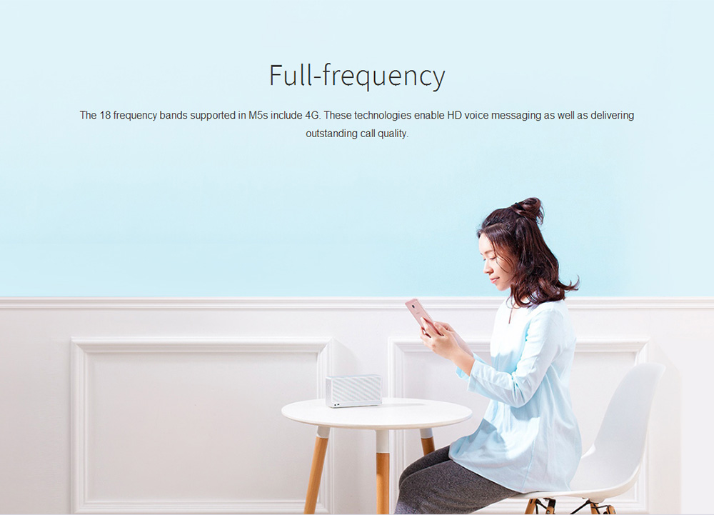 MEIZU M5S 5.2 Inch 3GB RAM 32GB ROM 5.0MP+13.0MP Cam MT6753 Octa Core 1.3GHz 4G LTE Flyme 5 Smartphone Quik Charge Metal Body Touch ID - Silver