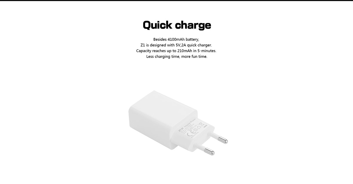 LENOVO ZUK Z1 International Version 5.5Inch 4G LTE  Smartphone FHD  Screen 3GB 64GB Snapdragon 801 13.0MP U-Touch 4100mAh - Gray