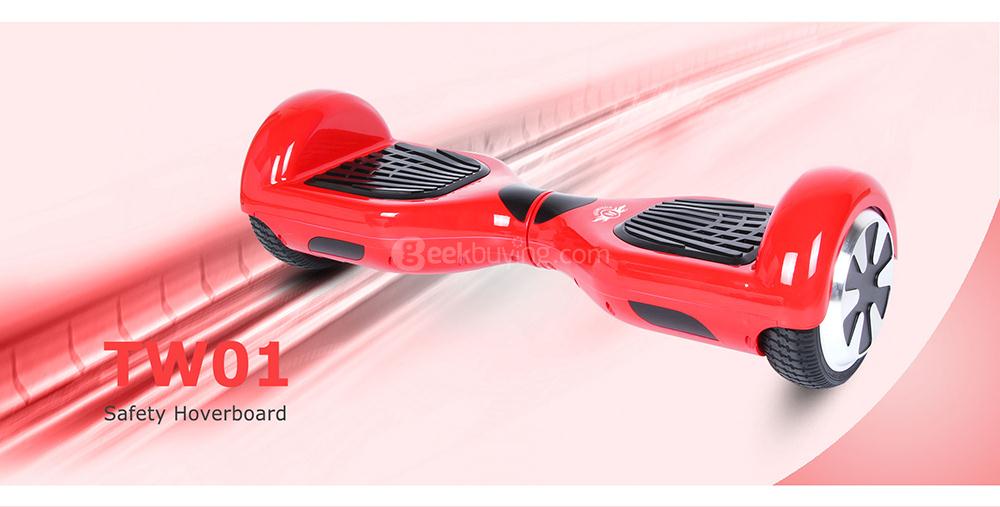 [DE Stock]Megawheels TW01 4400MAH Dual Wheels Self Balancing Electric Scooter Drifting Board - Red