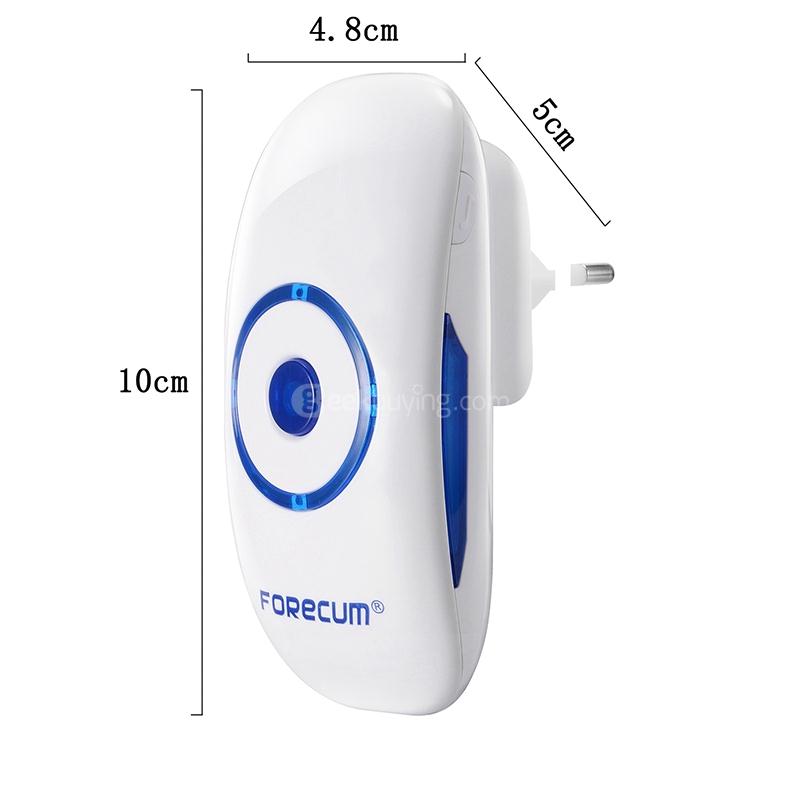 Forecum 8 Doorbell 36 Songs Waterresistant Wireless Remote Control with One Receiver Doorbell 300M