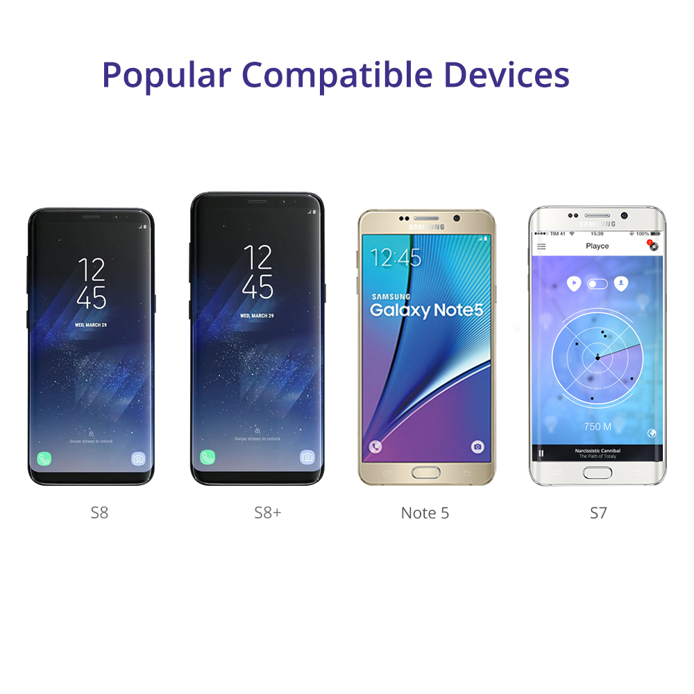 Bundle Tronsmart Chocolate QC2.0 Wireless Fast Charger +Tronsmart Presto 33W Quick Charge 3.0 Type C 10400mAh Power Bank Black