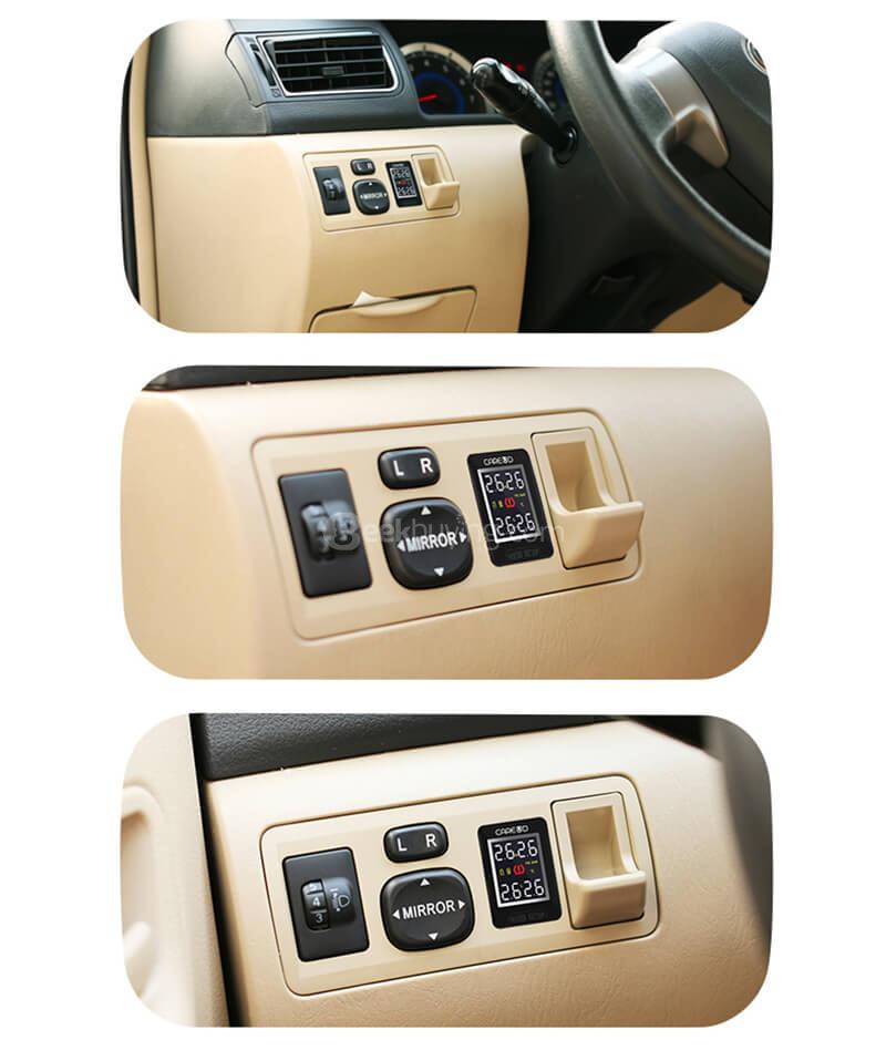 CAREUD U912WF Wireless TPMS Tire Pressure Monitoring System Internal Sensor - Black