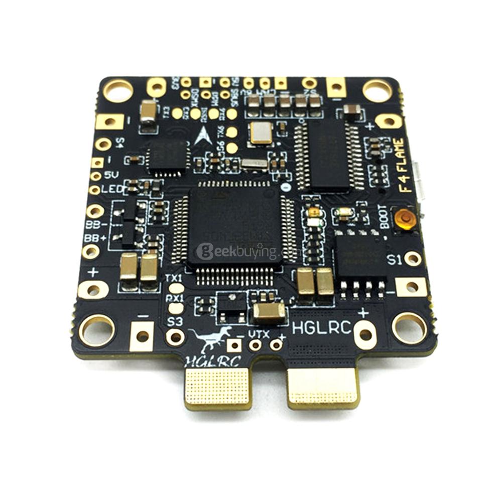 HGLRC F4 Flame Flight Control Board AIO CPU STM32F405 Built-in BETAFLIGHT OSD With 5V BEC PDB Current Sensor