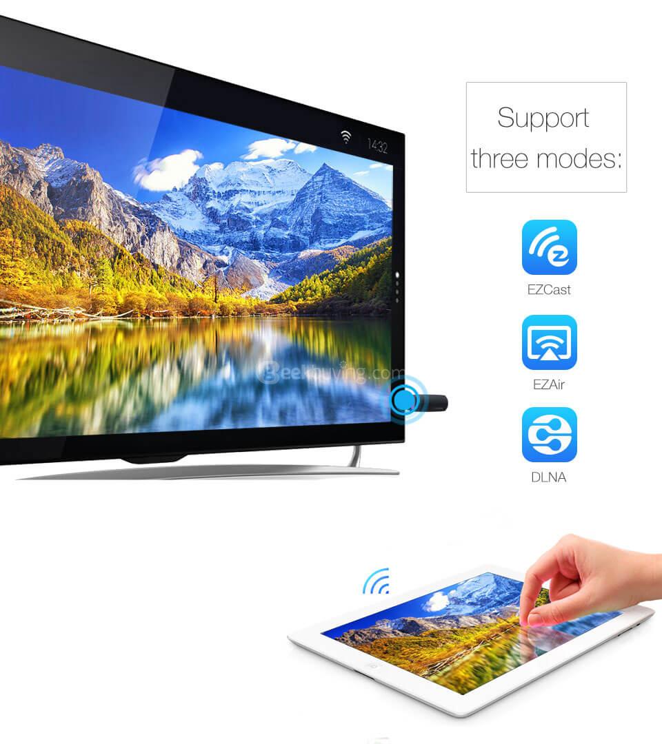 GGMM V-Linker 2.4G/5.8G AC Wireless Display Dongle Supports Airplay MiraCast DLNA EZCast for Android iOS Mac Windows