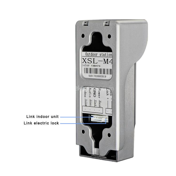 XSL-V70F-M4 Smart Video Door Phone Intercom HD 7 Inch Display with ID Card Reader