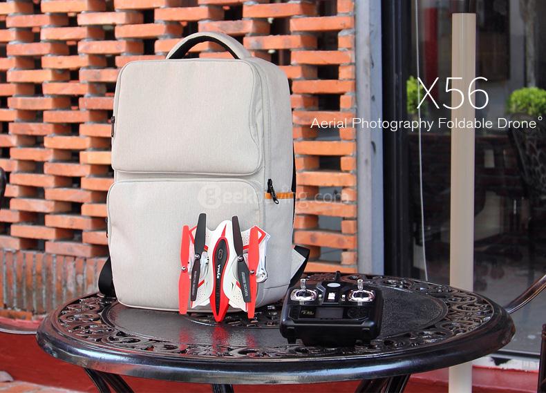 SYMA X56W WIFI FPV With Foldable Arm Pointing Flight Mode 4CH 6Axis Gyro RC Quadcopter RTF - White