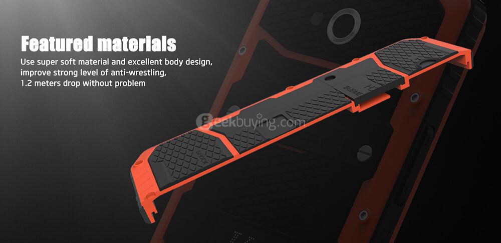 Vphone M3 5.0 Inch Smartphone IP68 Waterproof 2GB RAM 16GB ROM MTK6735 13.0MP Cam Android 5.1 4500mAh GPS - Orange