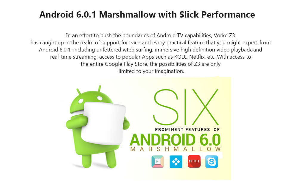 VORKE Z3 4K 60Hz KODI Android TV Box RK3399 4G/32G 2x2 mimo AC WIFI Gigabit LAN SATA3.0 HDMI Type-C Dual Output Bluetooth 4.1